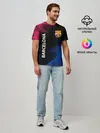 Мужская базовая футболка / BARCELONA / БАРСЕЛОНА