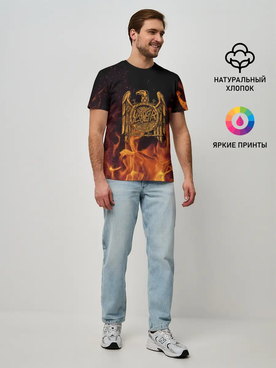Мужская базовая футболка / Slayer