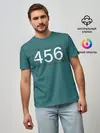 Мужская базовая футболка / Игрок в кальмара 456.