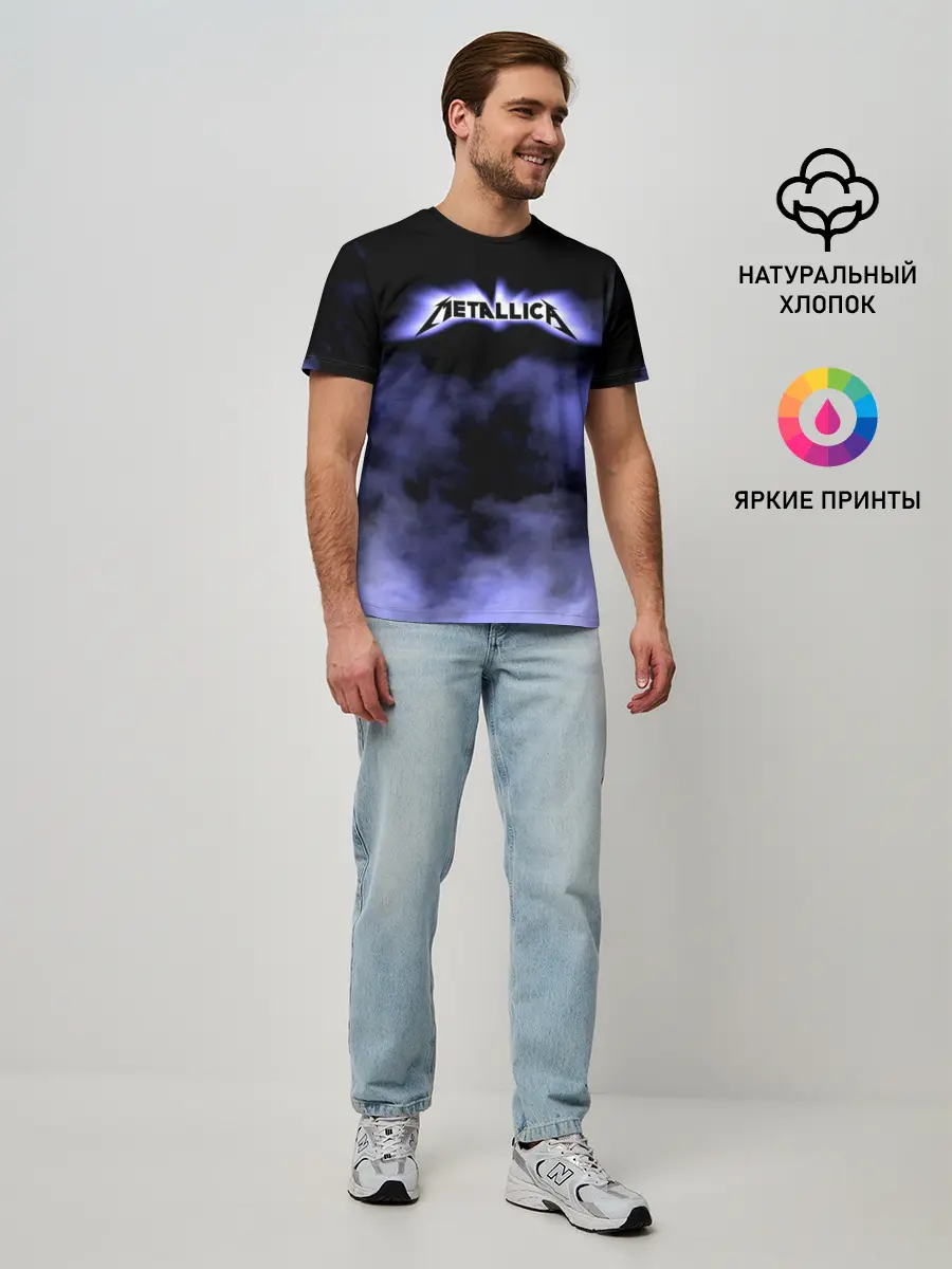 Мужская базовая футболка / Metallica
