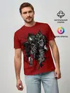 Мужская базовая футболка / Алукард пес