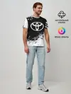 Мужская базовая футболка / Toyota abstract sport