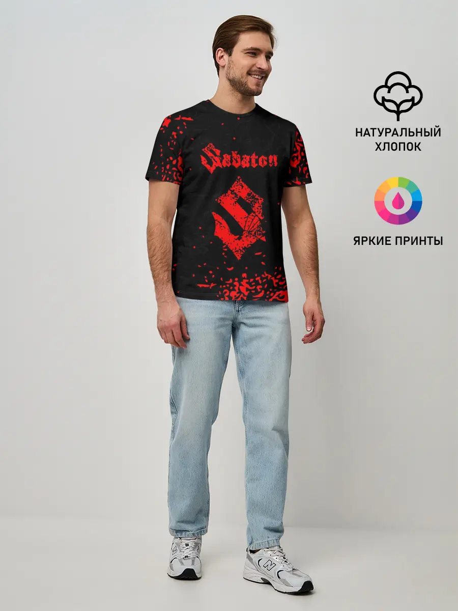 Мужская базовая футболка / SABATON