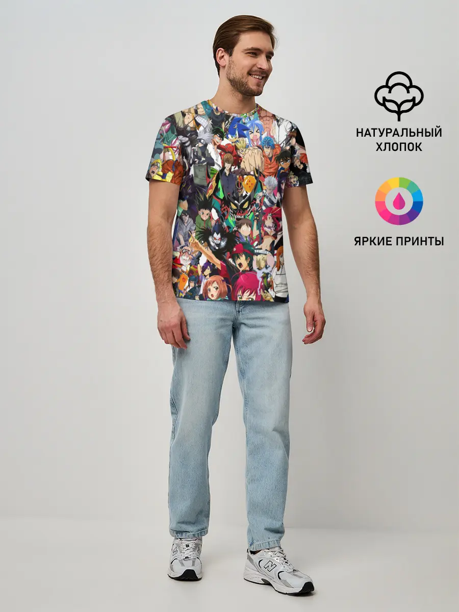 Мужская базовая футболка / ANIME HEROES | АНИМЕ ГЕРОИ