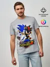Мужская базовая футболка / SONIC & SHADOW