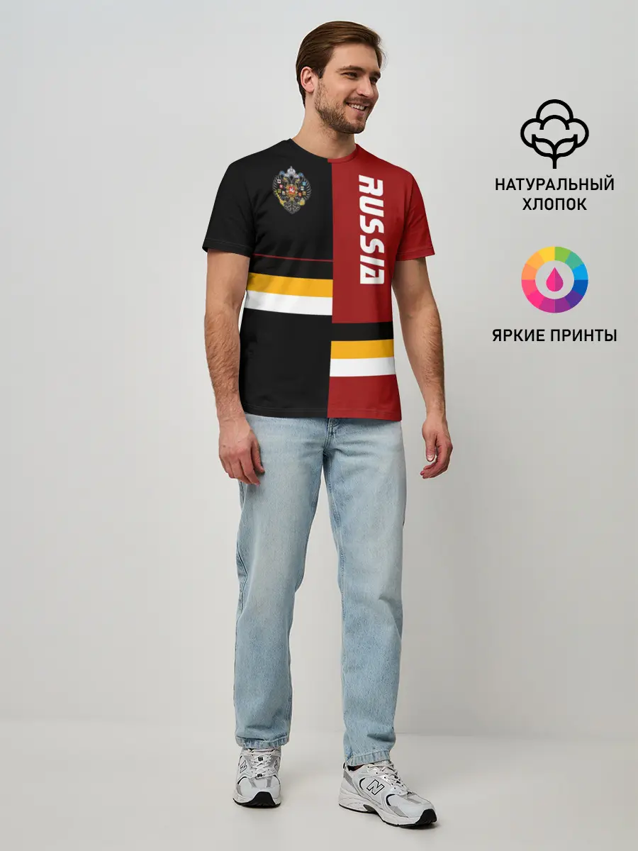 Мужская базовая футболка / Russia