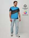 Мужская базовая футболка / Blue Sport Style