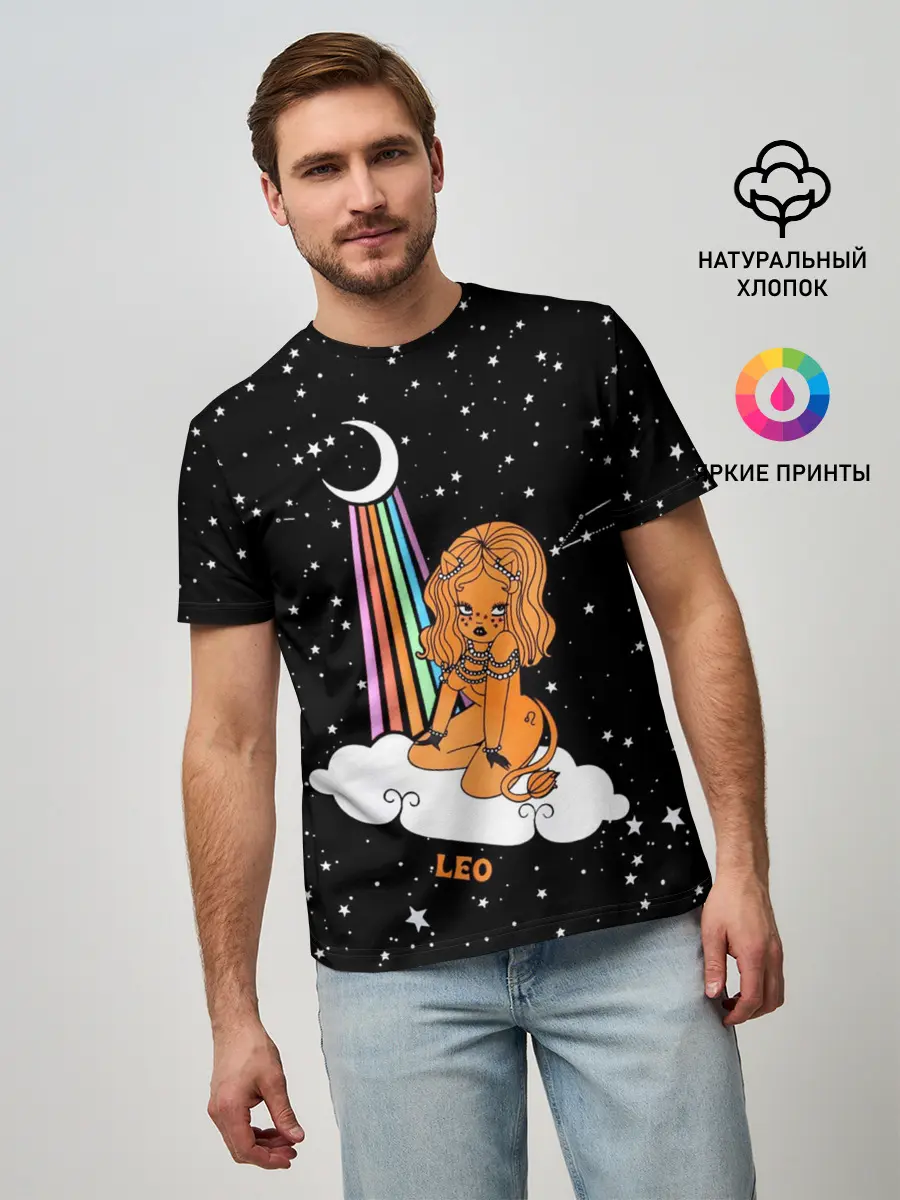 Мужская базовая футболка / Львица