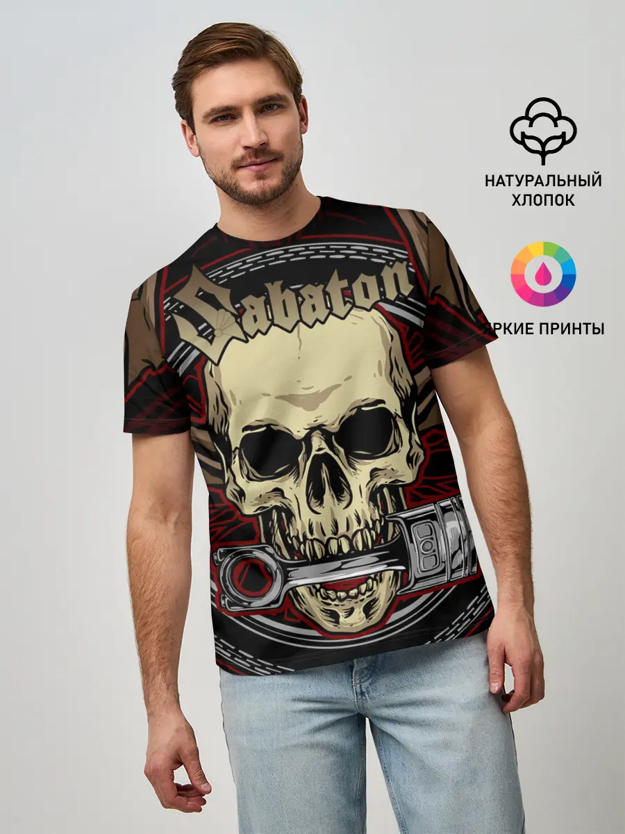 Мужская базовая футболка / SABATON