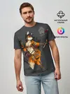 Мужская базовая футболка / Furry fox
