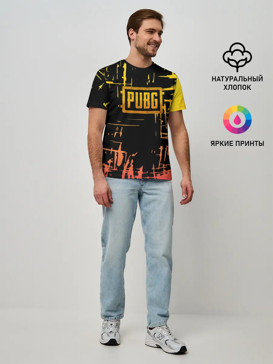 Мужская базовая футболка / PUBG