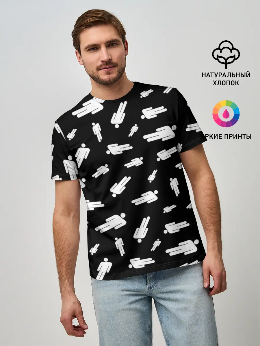 Мужская базовая футболка / BILLIE EILISH - Blohsh