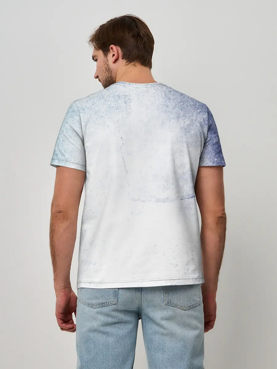 Мужская базовая футболка / Стена Аста Чёрный клевер