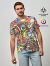 Мужская базовая футболка / ПСИХОДЕЛИКА / PSYHODELICA