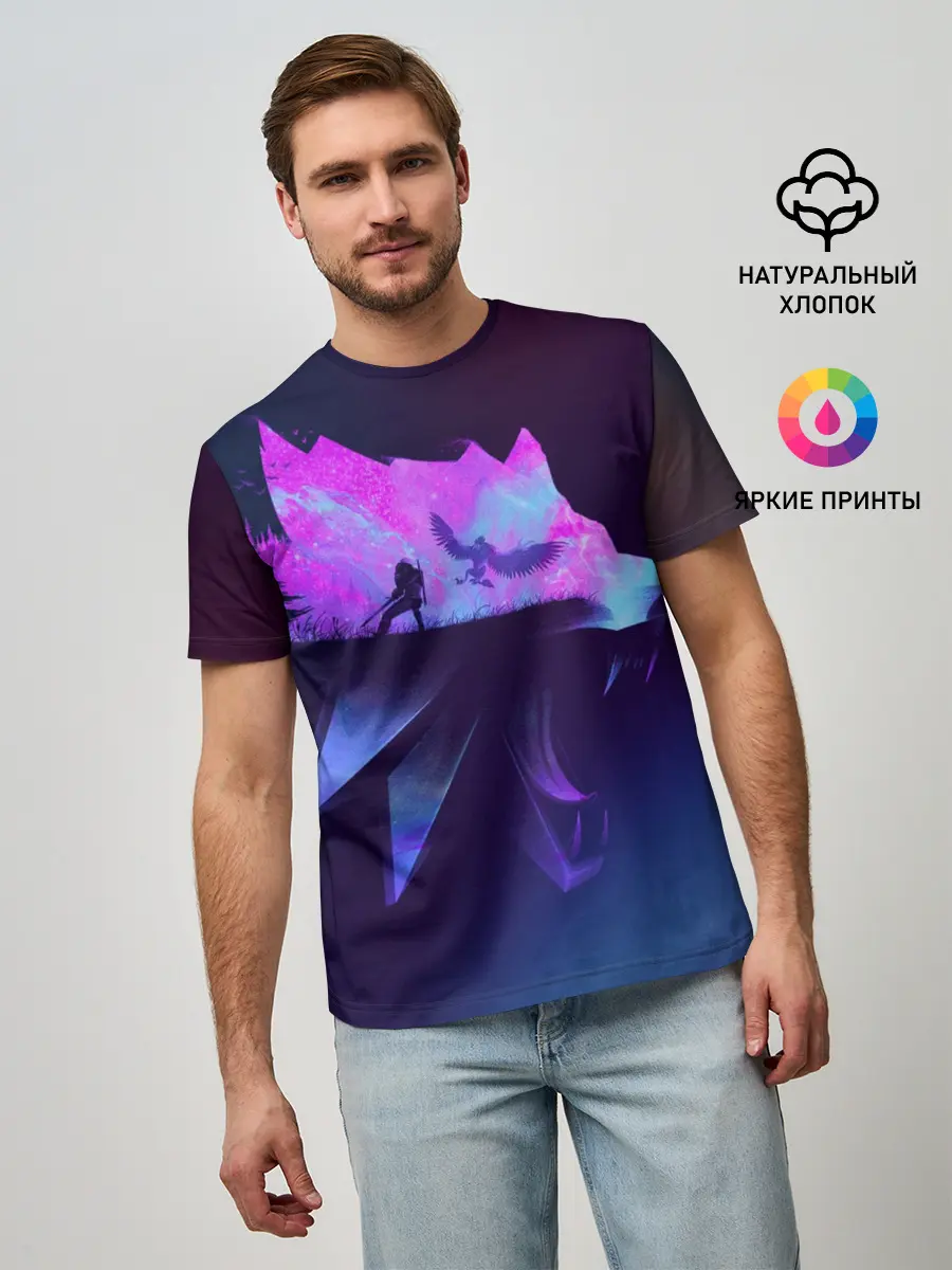 Мужская базовая футболка / The Witcher