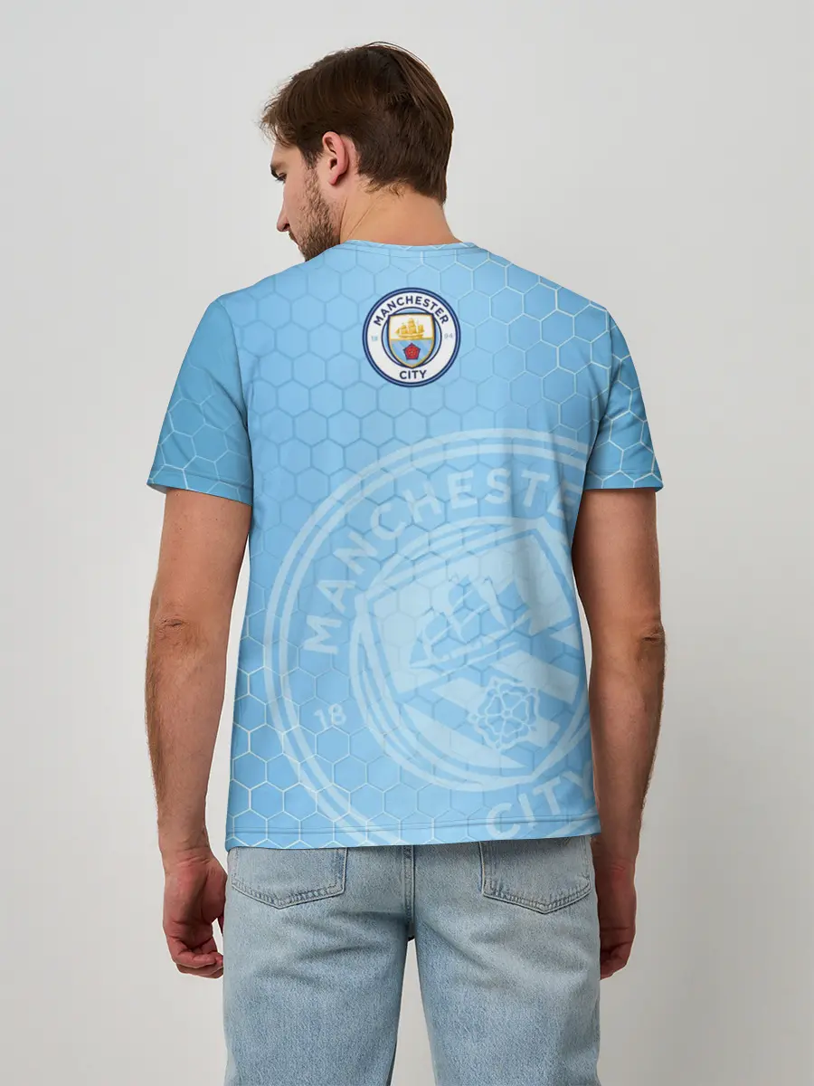 Мужская базовая футболка / Манчестер Сити