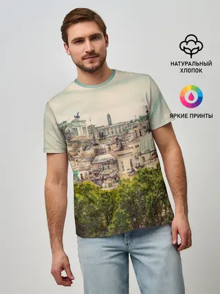 Мужская базовая футболка / Рим