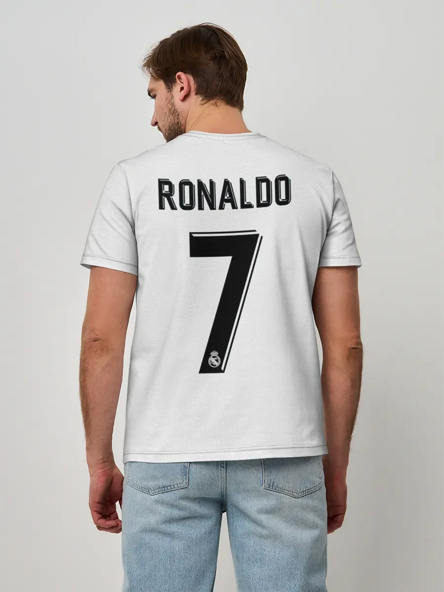 Мужская базовая футболка / Криштиану Роналду Форма 18/19