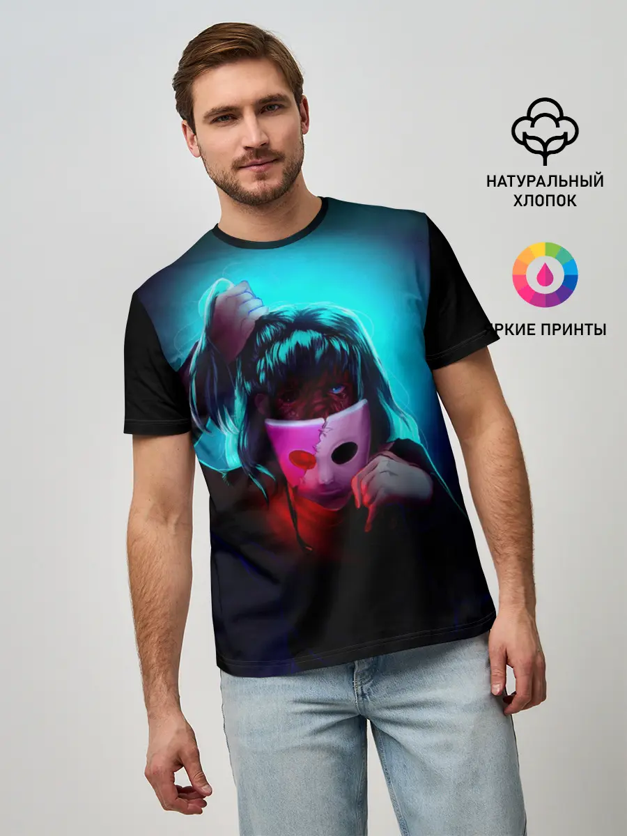 Мужская базовая футболка / Sally Face