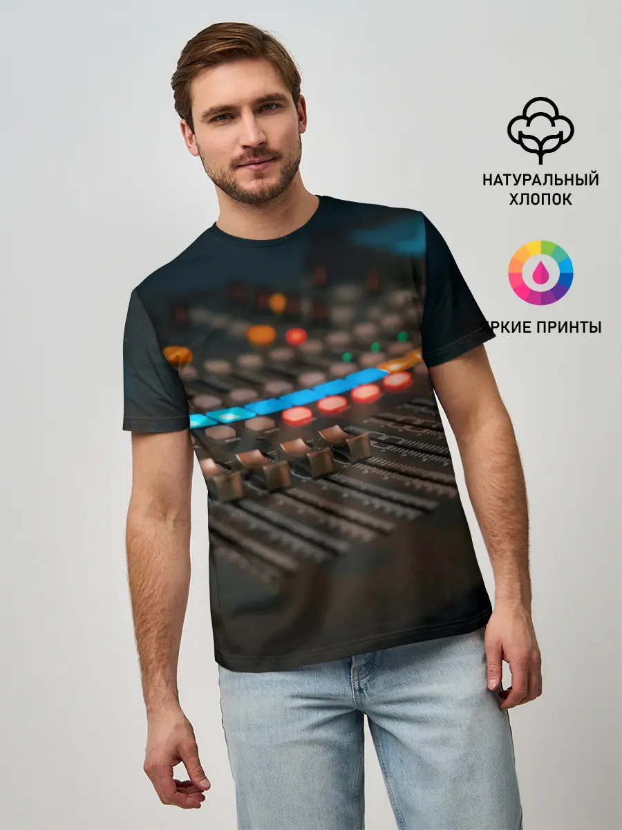 Мужская базовая футболка / МУЗЫКА