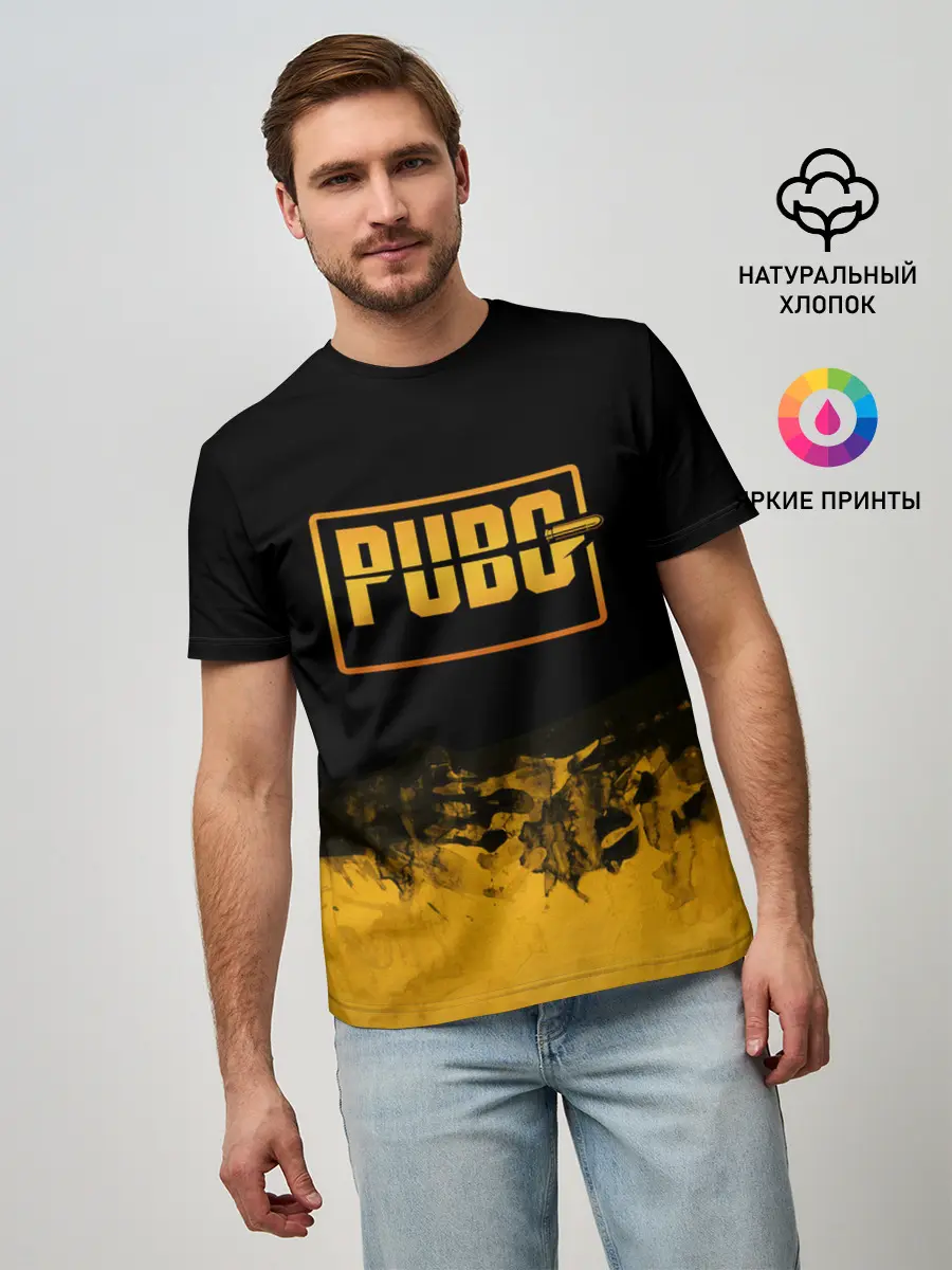 Мужская базовая футболка / PUBG.