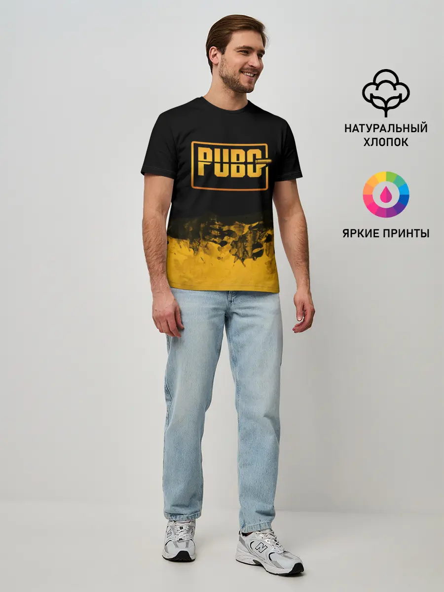 Мужская базовая футболка / PUBG.