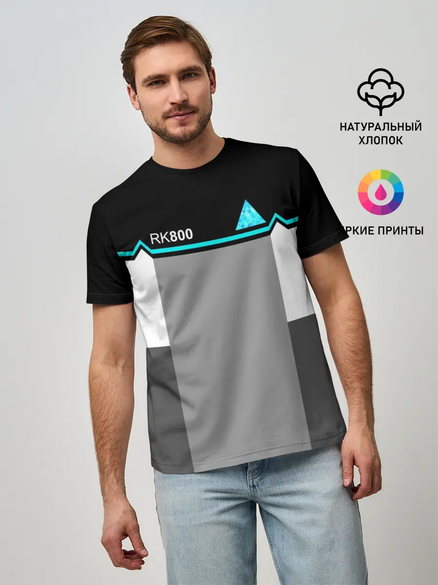 Мужская базовая футболка / Detroit: Become Human