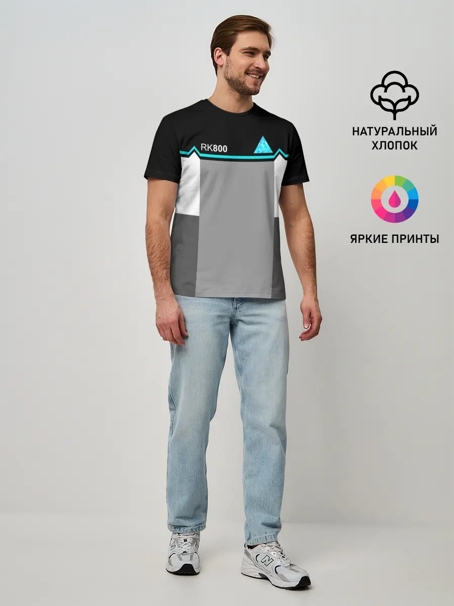 Мужская базовая футболка / Detroit: Become Human