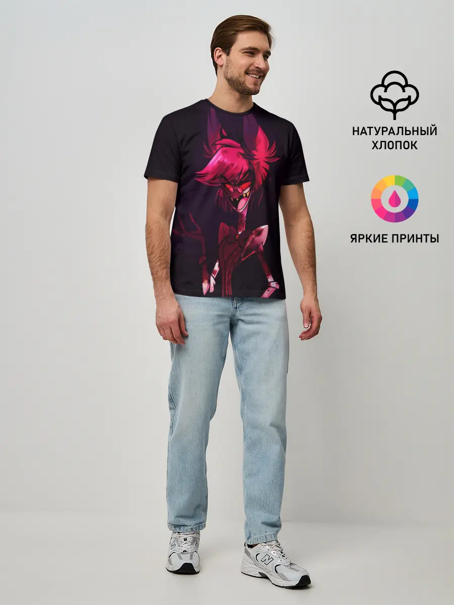 Мужская базовая футболка / Отель Хазбин