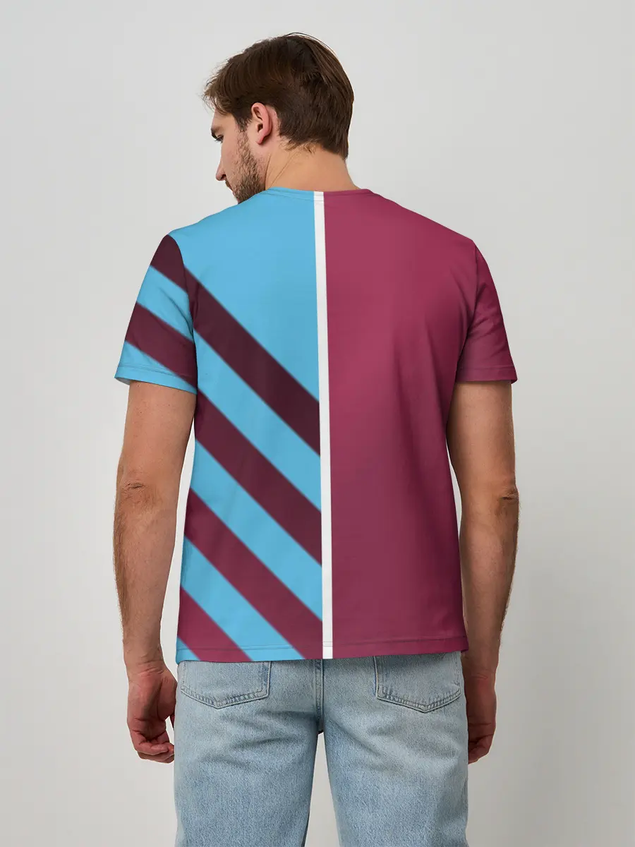 Мужская базовая футболка / Астон Вилла