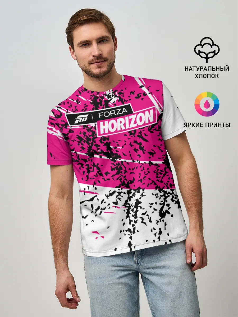 Мужская базовая футболка / Forza Horizon