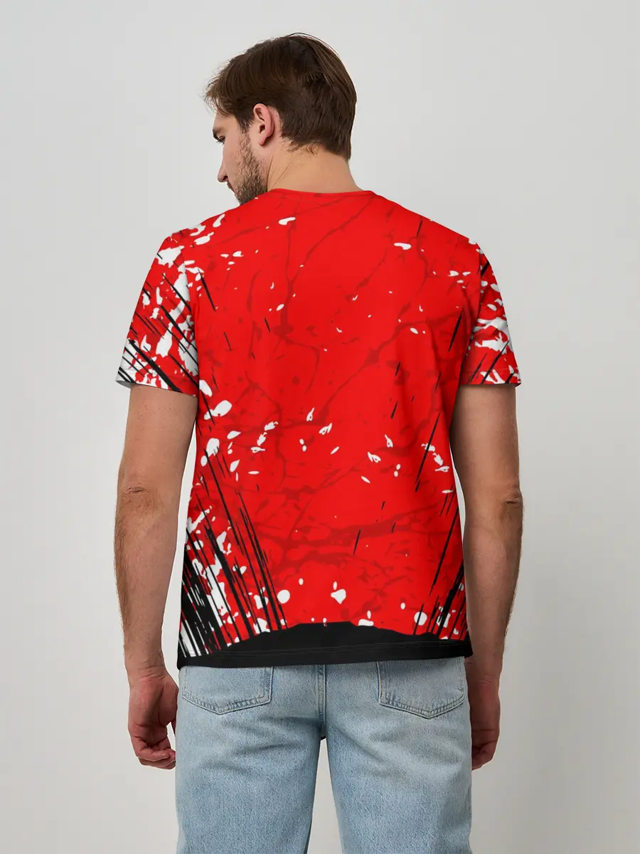 Мужская базовая футболка / Берсерк силуэт