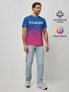 Мужская базовая футболка / Chelsea / Челси.