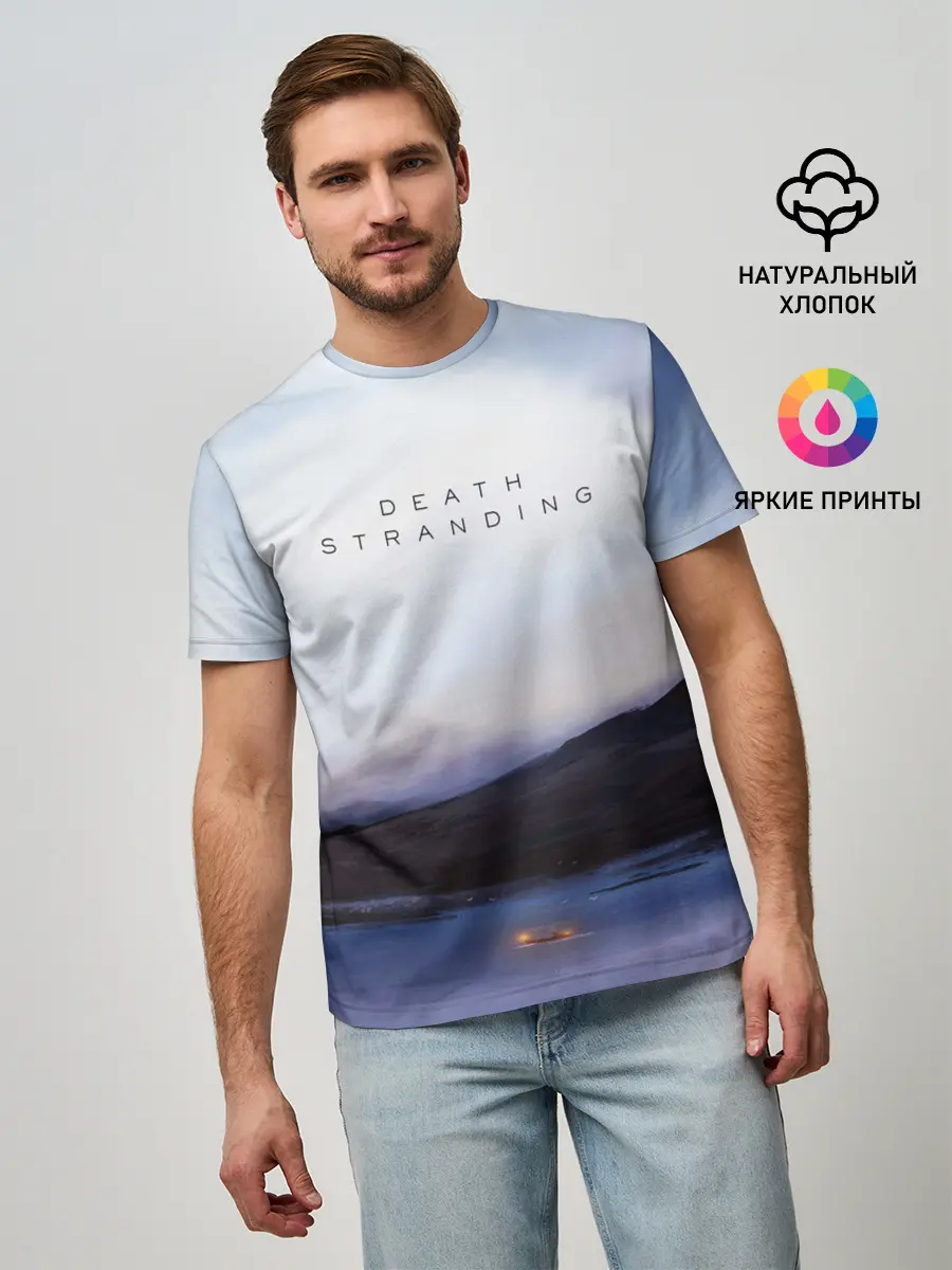 Мужская базовая футболка / DEATH STRANDING