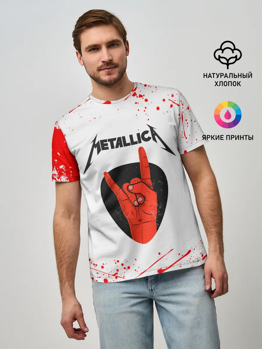 Мужская базовая футболка / METALLICA