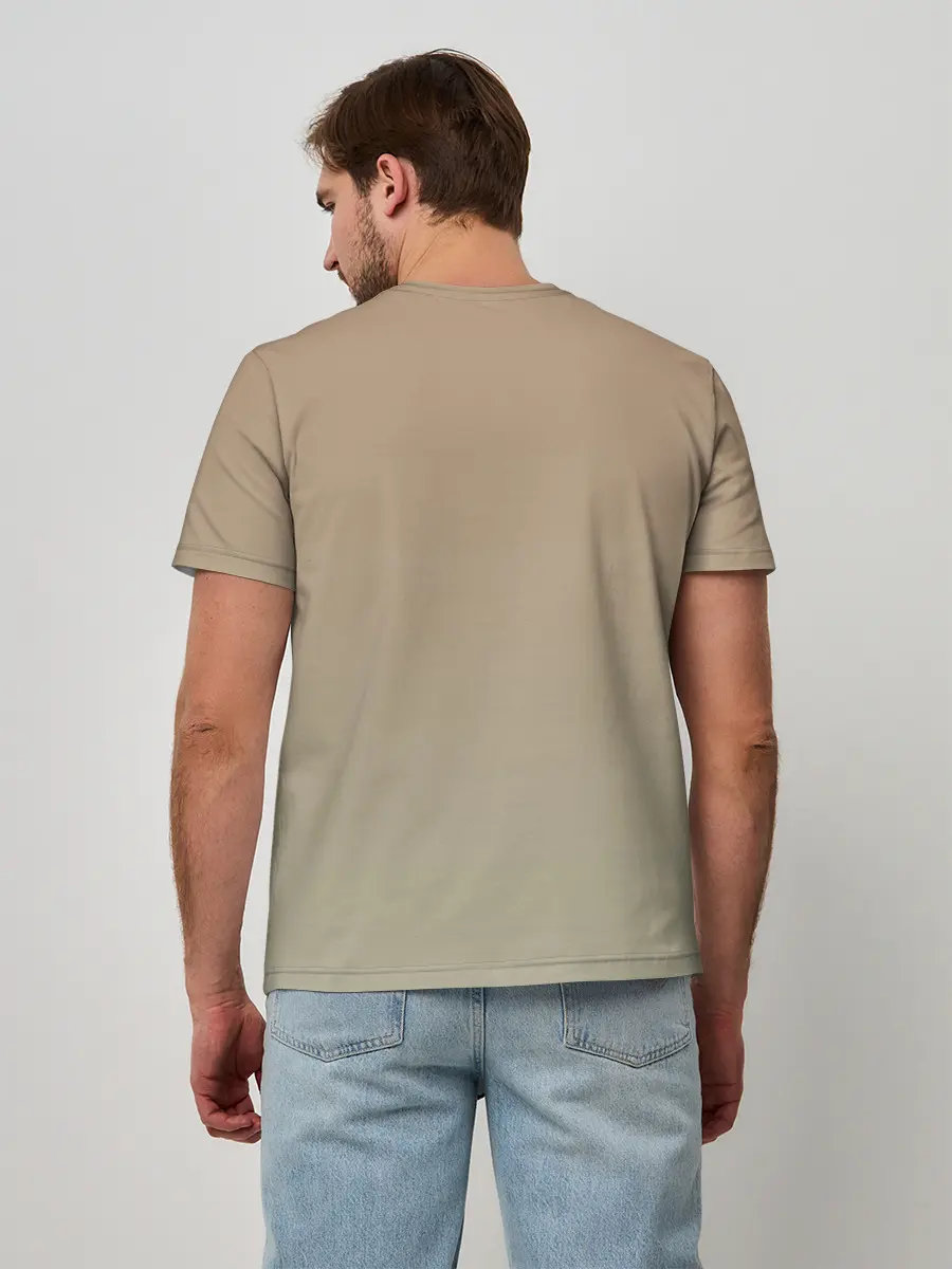 Мужская базовая футболка / Девушка ящерица