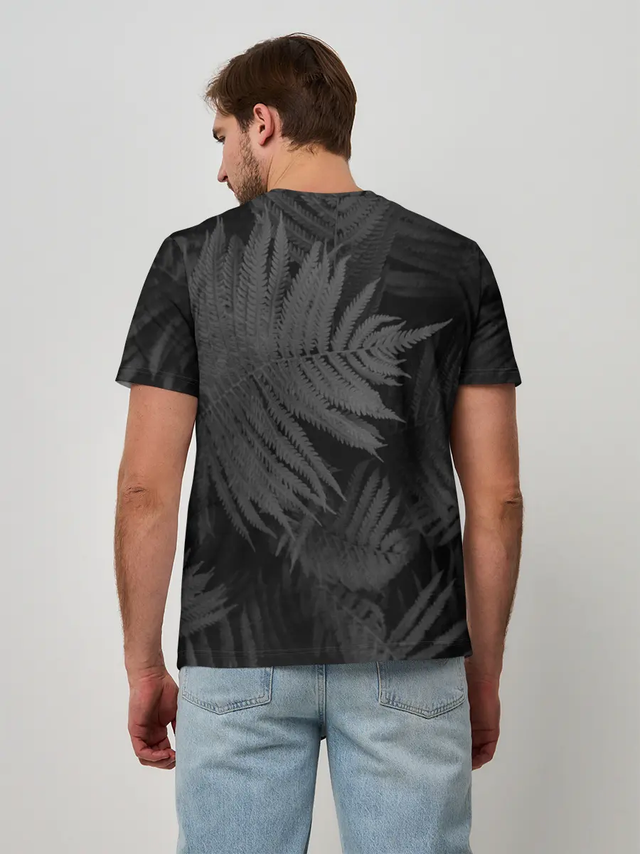 Мужская базовая футболка / Neon light blue