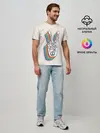 Мужская базовая футболка / PEACE and LOVE | МИР и ЛЮБОВЬ