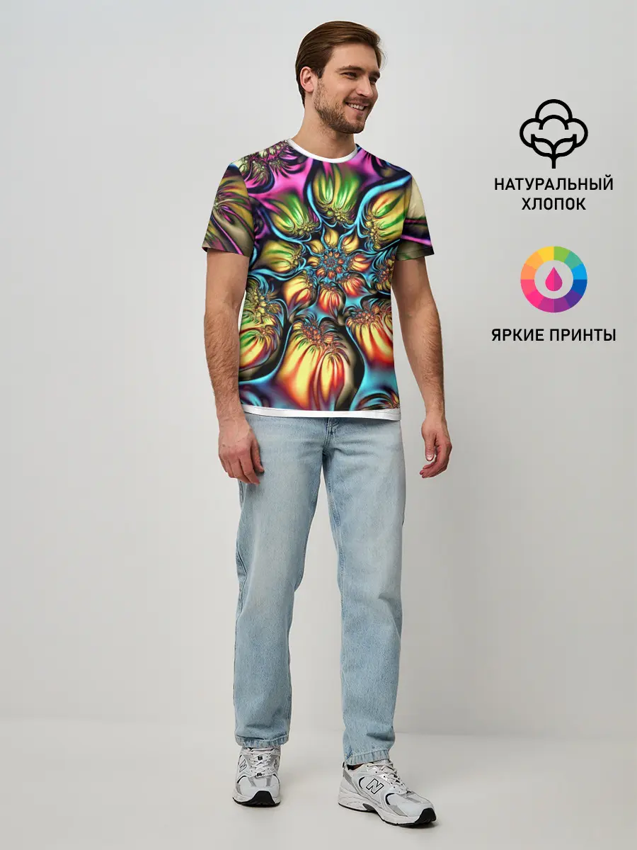 Мужская базовая футболка / Абстракция