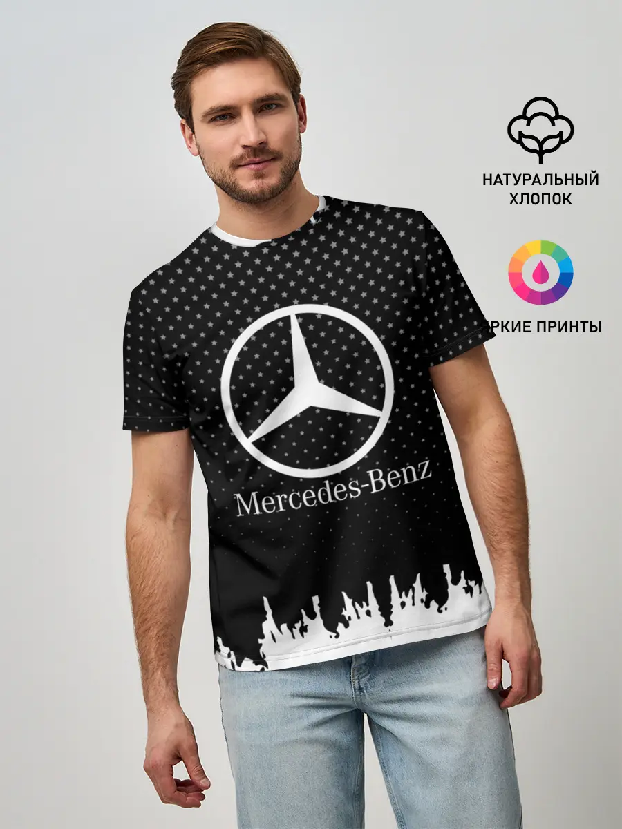 Мужская базовая футболка / Mercedes-Benz