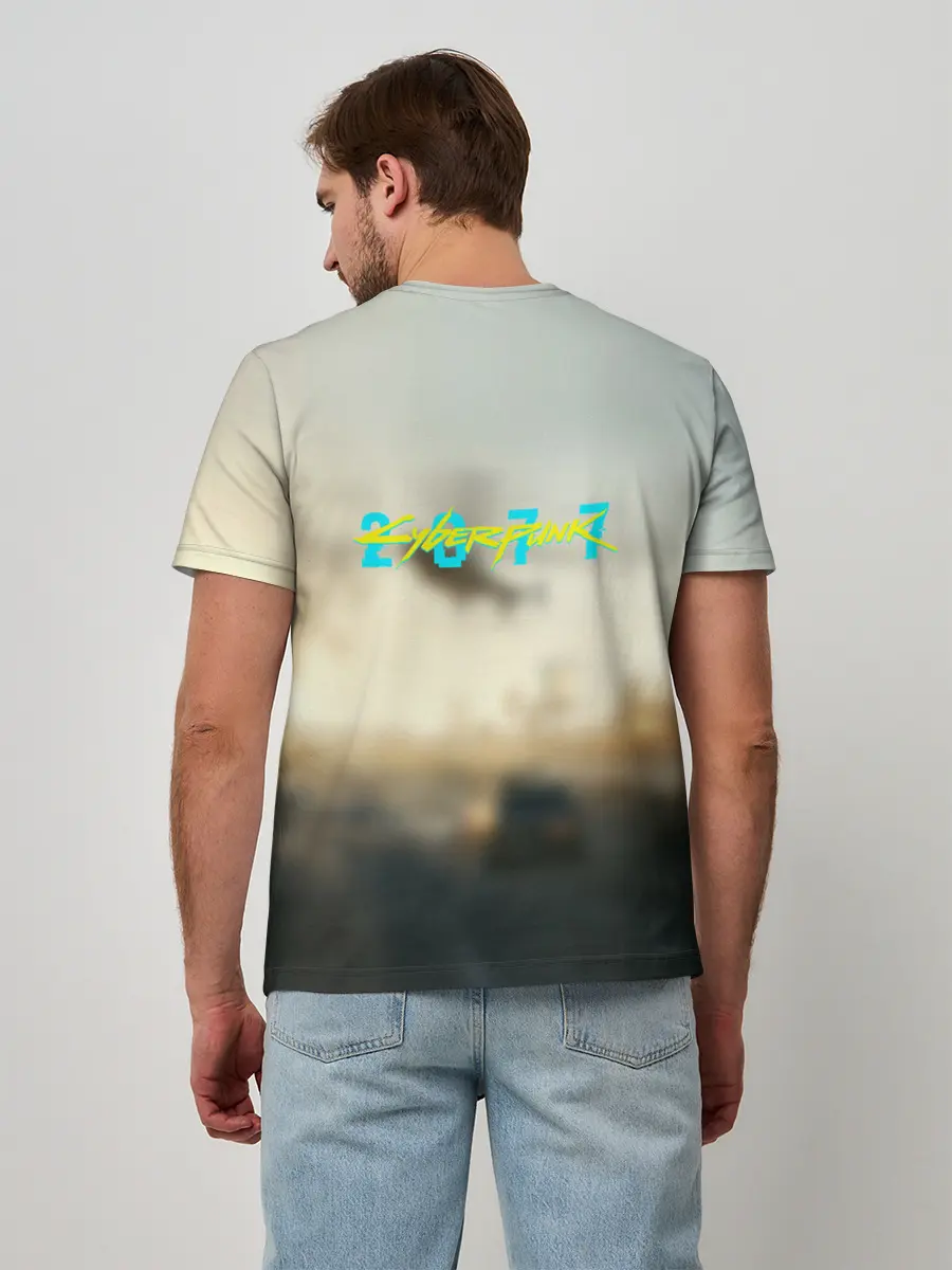 Мужская базовая футболка / CYBERPUNK 2077 | КИБЕРПАНК
