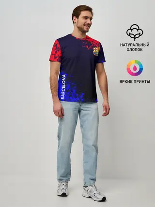 Мужская базовая футболка / Barcelona