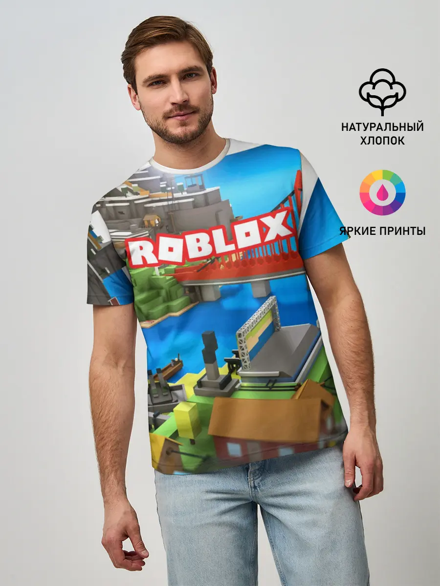 Мужская базовая футболка / ROBLOX