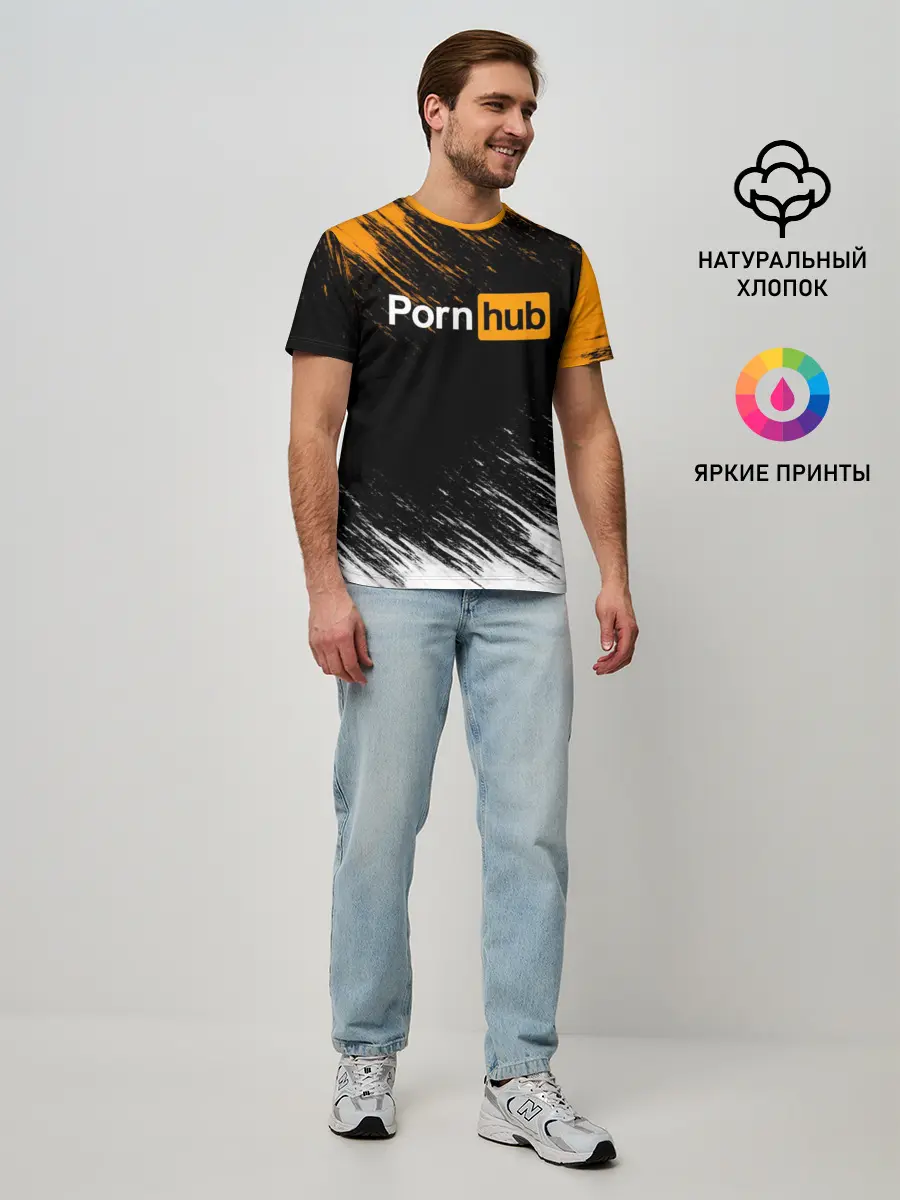 Мужская базовая футболка / Порно
