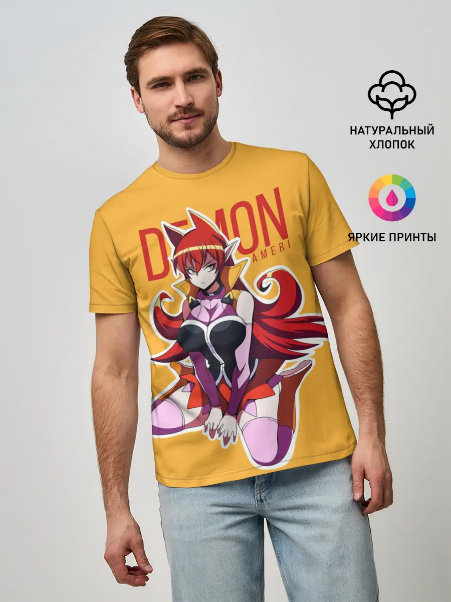 Мужская базовая футболка / Demon Ameri