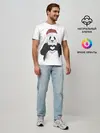 Мужская базовая футболка / Панда Клаус