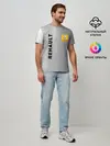Мужская базовая футболка / Renault | Сталь