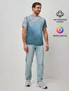 Мужская базовая футболка / Blue Glass