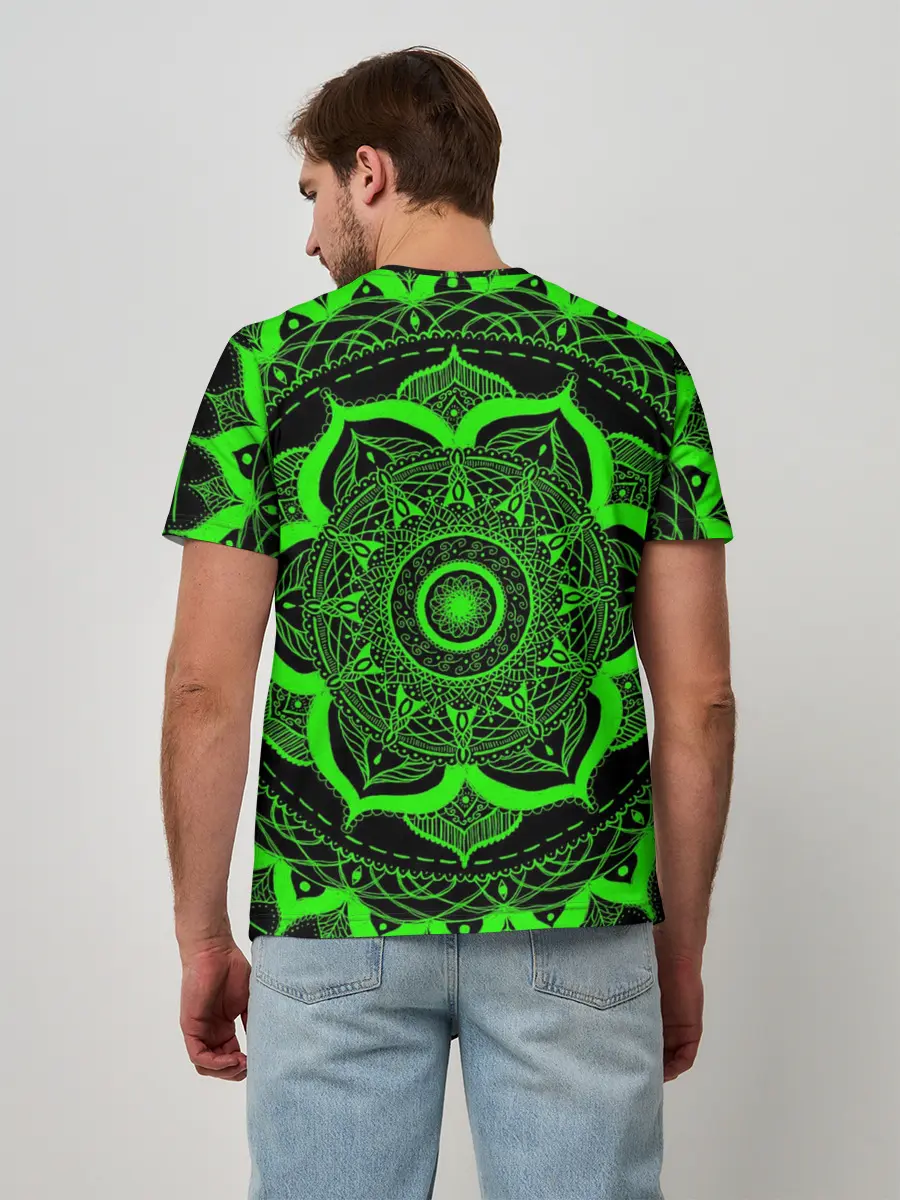 Мужская базовая футболка / Mandala