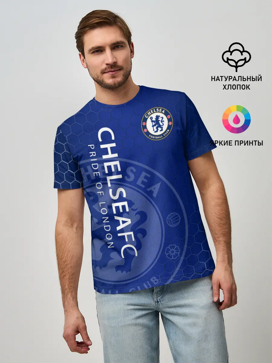 Мужская базовая футболка / Челси